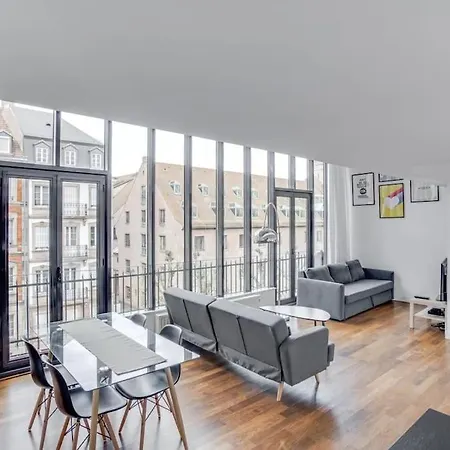 דירה Le Loft Des Lumieres - Superbe Loft Lumineux Au Coeur De La Krutenau